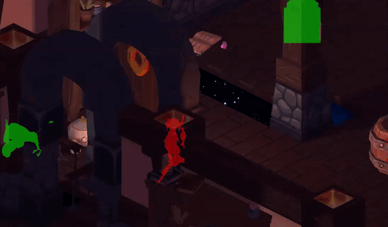 The player can't move over void tiles anymore, but projectiles can still be shot over them if there's no fence