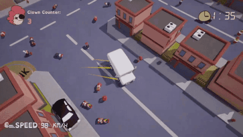 The vehicle will align with geometry it bumps into