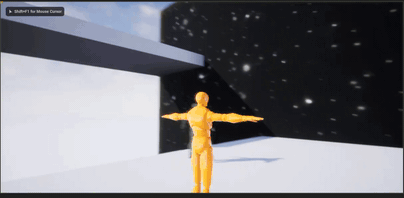 Enemy character using shadow movement to reach an otherwise unreachable target