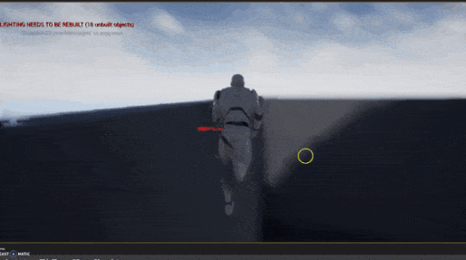 The initial prototype of shadow movement[br][br]Here you can move along any surface (not just those tagged for shadow movement) and there is no special camera yet. It was used to prove the feasibility and potential of the mechanic