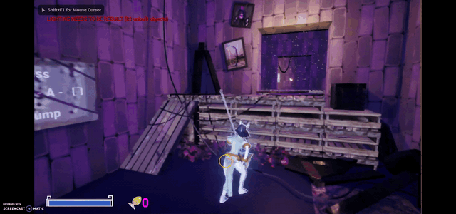 The pause menu