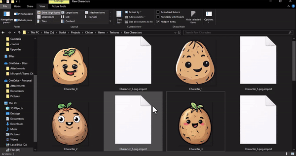 Showcase of the Paint.net script opening selected three images at once. This uses the command-line interface of Paint.net within the script.