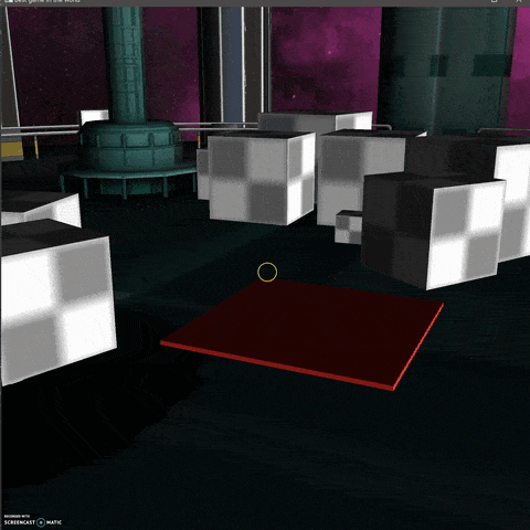A bouncy pad that applies a force to the player to push them up