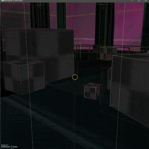 Physics debug rendering in action