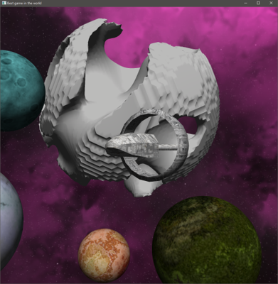 The shape after smooth normals