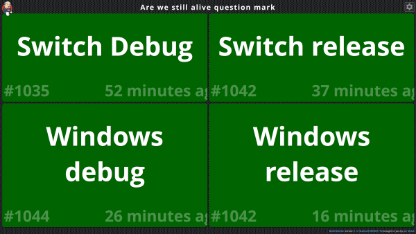 Screenshot of our Jenkins dashboard at the end of the project[br]We're in the green!